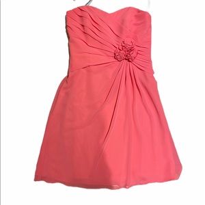 Bridesmaid dress/ cocktail dress coral